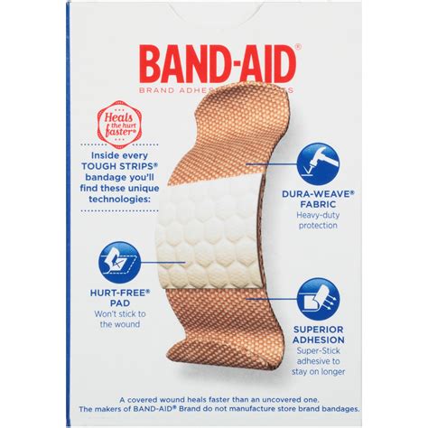 Band Aid Tough Strips 20 Ea