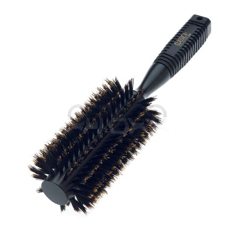 Classic Brosse Ronde Noire Poils Sanglier Mm Brosses Rondes