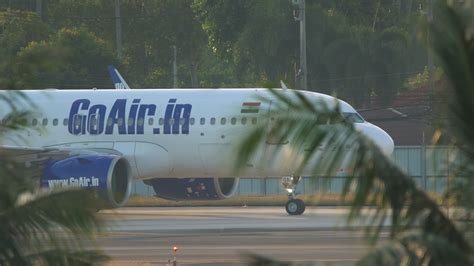 Airplane of GoAir taxiing at Phuket airport 8047245 Stock Video at Vecteezy