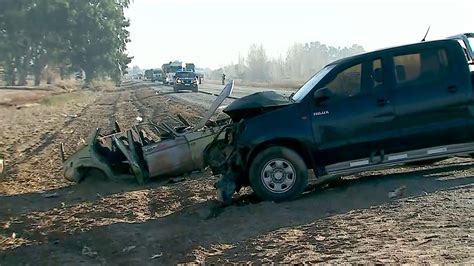 Mendoza Chocaron Un Auto Una Camioneta Y Un Cami N En La Ruta Y Un