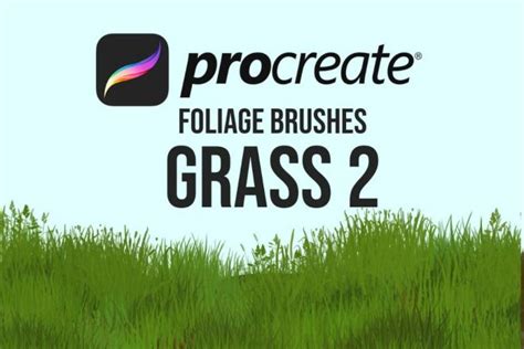 15 Grass Brushes Abr Procreate Free Download Graphic Cloud