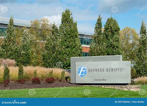 Express Scripts Corporate Headquarters Exterior and Trademark Logo ...