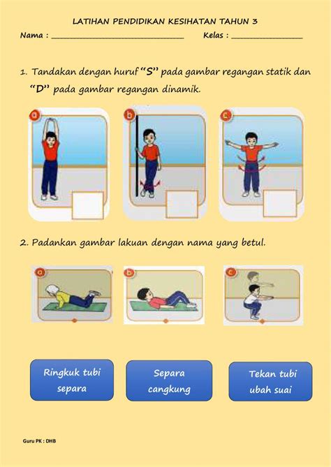 Pk Tahun 3 Worksheet Live Worksheets