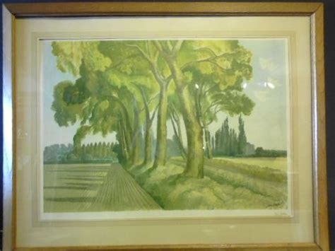 The Avenue John Nash Ra Signed Lithograph