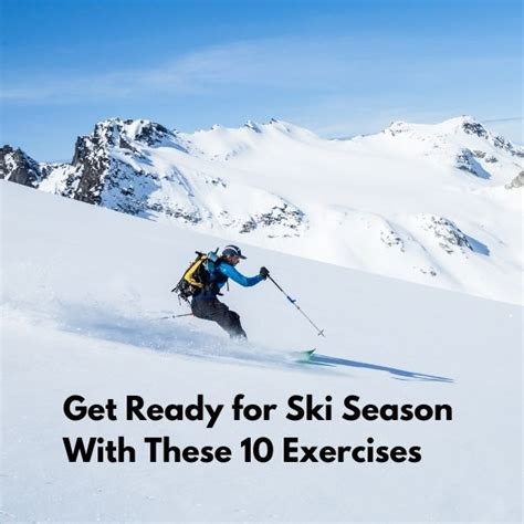 10 Exercises to Get Ready for Ski Season | Skiing workout, Skiing ...