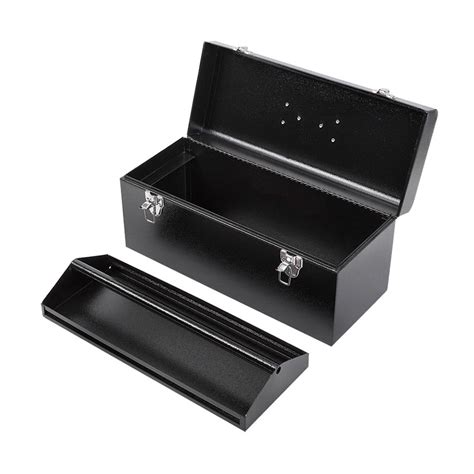 XIANFENGHU Metal tool boxes, Portable Carpenter Metal Tool Box with ...