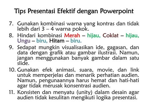 Ppt Presentasi Efektif Dengan Microsoft Power Point Powerpoint