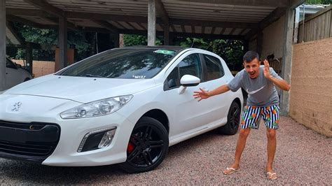 deixei meu peugeot308 no o cano vcs não vão acreditar no barulho