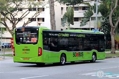 SBS Transit Mercedes Benz Citaro Hybrid SG4004B Rear Land