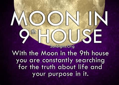 Moon In 9th House Meaning Sunsigns Org