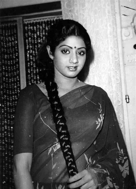 Sridevi Tbt Vintage Black And White Pics Of Sridevi