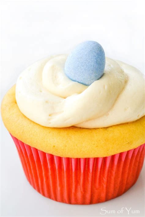 Easter Cupcakes With Homemade Frosting Recipe Sum Of Yum