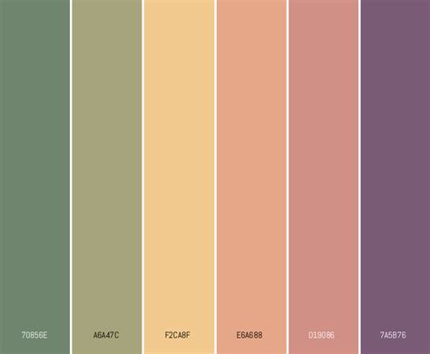 Fall Theme Pastels Pastel Color Palettes