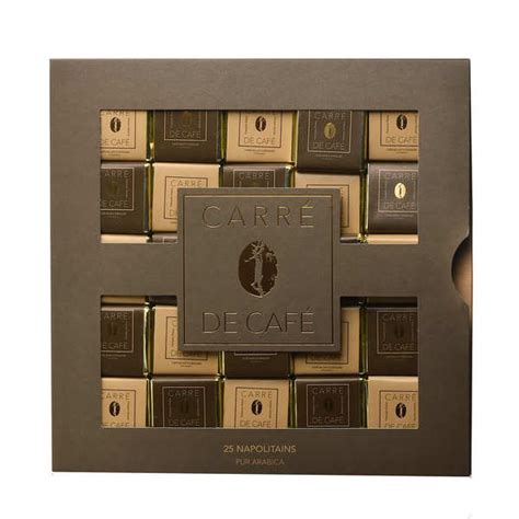 Coffret Napolitain Carr S De Caf Noir Et Lait Chocolats Fran Ois