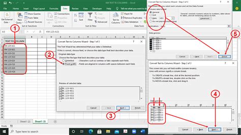 Formula Excell Bagaimana Menggunakan Text To Columns Di Excel