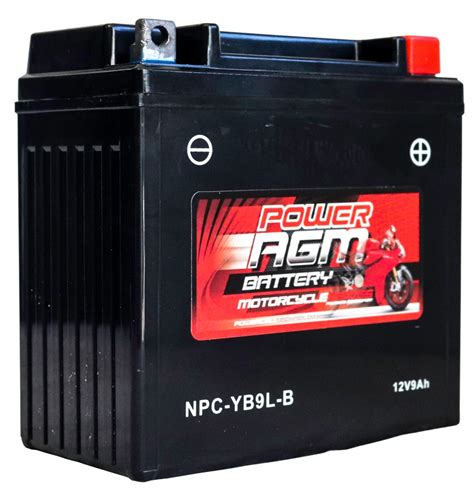 Power AGM NPC YB9L B Motorcycle Battery Online FREE SHIPPING