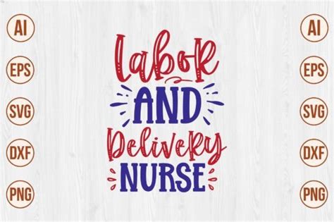 Labor And Delivery Nurse Svg Graphic By Sadiqul7383 · Creative Fabrica