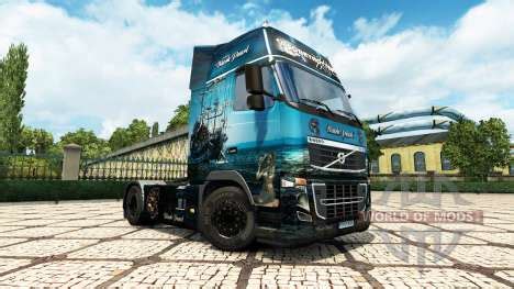 La Perla Negra De La Piel Para Camiones Volvo Para Euro Truck Simulator 2