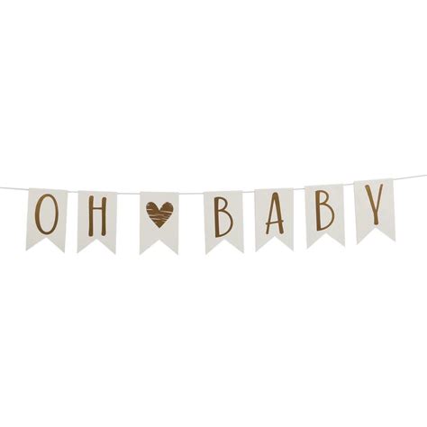 "Oh Baby" Banner - Party Decor - 1 Piece - Walmart.com