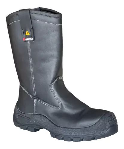 Bota De Seguridad Soldador Grizzly Negra Central De Suministros Gspath