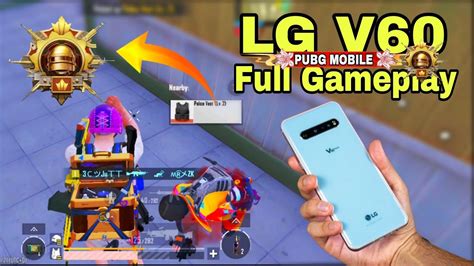 Lg V60 Pubg Test Update In 2023 Lg V60 Thinq 5G Smooth 60fps With