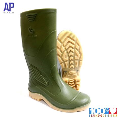 Jual AP TERRA ECO 3 GREEN 39 43 SEPATU BOOT SAFETY KARET AP BOOTS