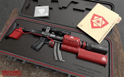 Laser Pulse Rifle 3d Artist Herb Meadows