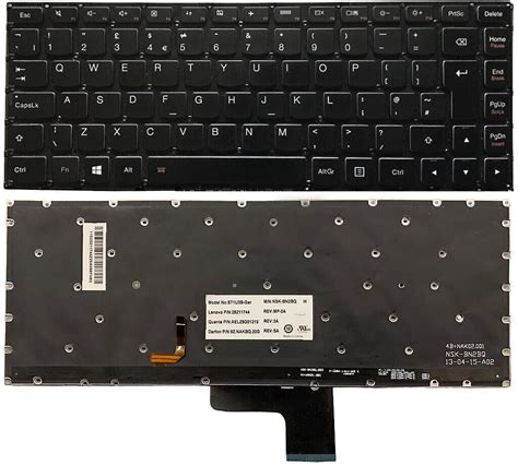 Uk Keyboard Lenovo Ideapad U U P U U P Qwerty Led Backlit Ebay