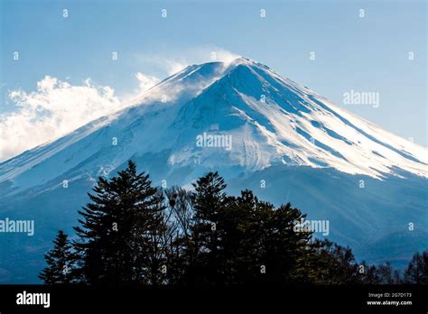 Nevada Nevada En La Cima Del Monte Fuji La Monta A M S Alta De Jap N Y