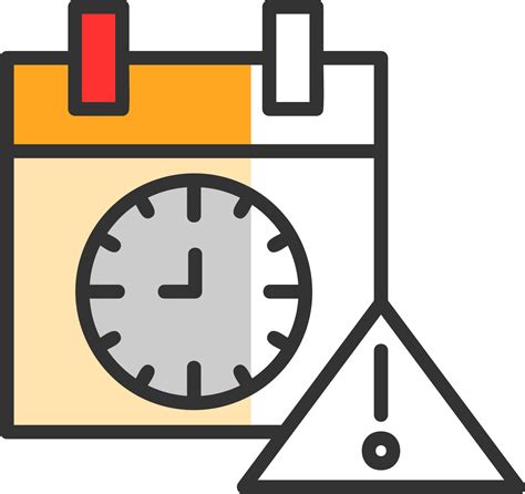 Deadline Vector Icon Design 21261576 Vector Art At Vecteezy