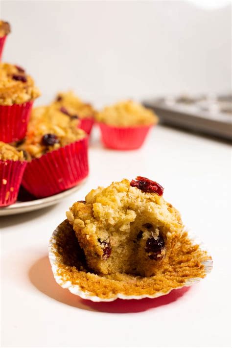 Cranberry Crumble Muffins Adventures With Sugar