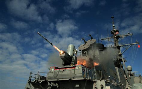 Video: Live Fire Test of SeaRAM From USS Porter - USNI News