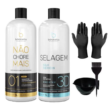 Kit Selagem Organica Borabella 3d Shampo Anti Residuo Shopee Brasil