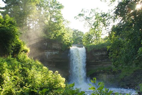 Waterfalls On Forest During Daytime Hd Wallpaper Wallpaper Flare