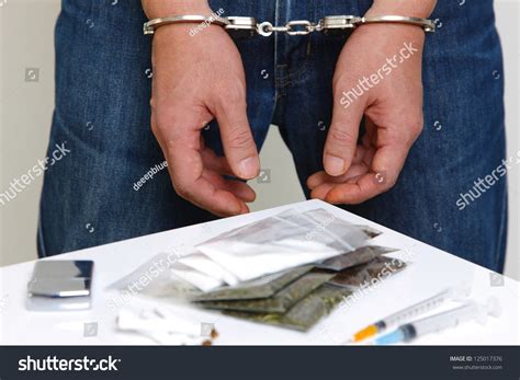 Arrested Drug Dealer Stock Photo 125017376 Shutterstock