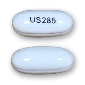 Pill Finder US285 White Capsule Shape Medicine