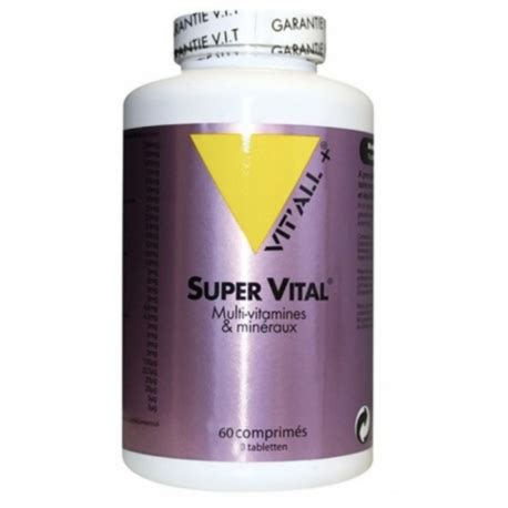 SUPER VITAL 60COMP VITALL Acheter Sur EtiketBio Eu