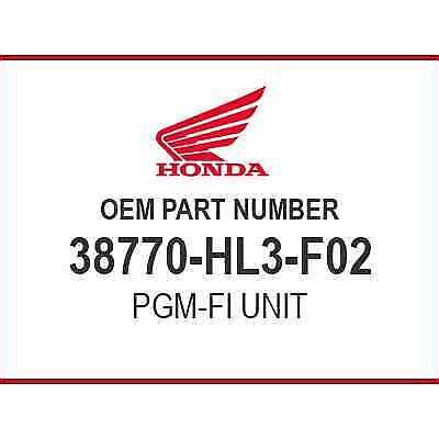 Honda Pgm Fi Unit Hl F Oem New Ebay