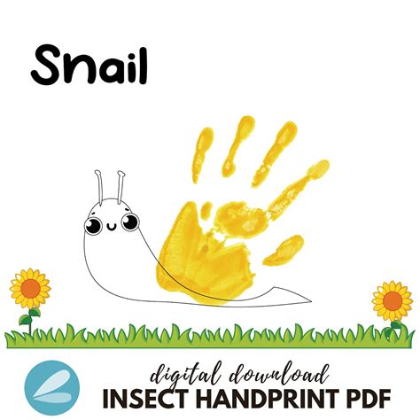 Insect Printable Handprint Art Templates Bug Handprint Art Pdf Instant