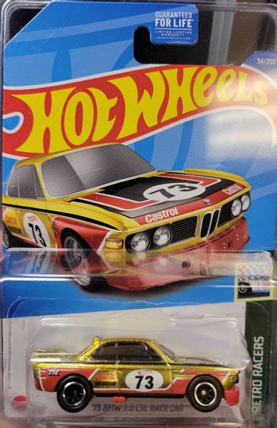 Hot Wheels Bmw Csl Race Car Super Treasure Hunt Mainline