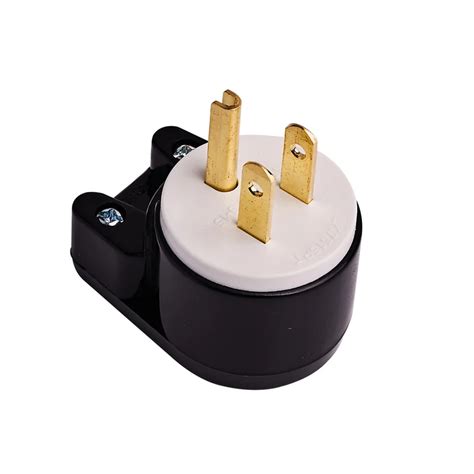 Nema 5 15P plug 15A 125 V 90 degree swivel plug AC Power Electrical ...