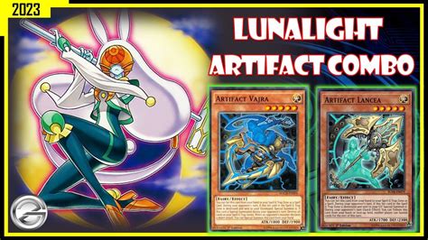 Yugioh Duel Links Lunalight Deck Artifact Combo Gameplay June 2023