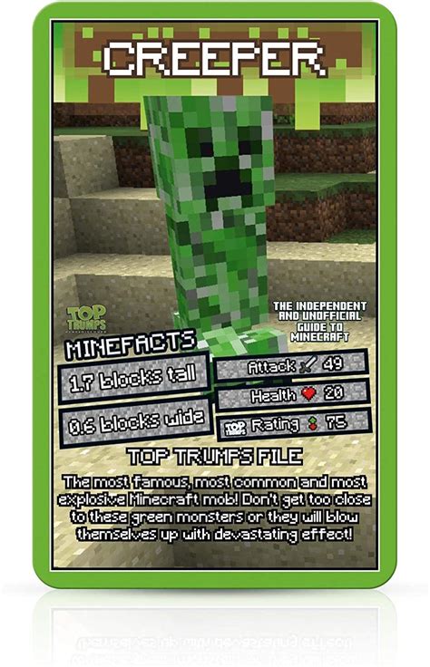 Top Trumps The Independent And Unofficial Guide To Minecraft Board