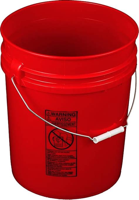 Amazon Red Gallon Bucket Heavy Duty Mill Home Improvement