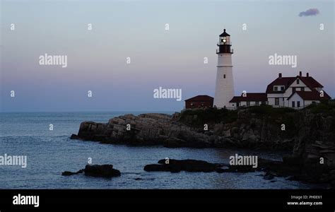 Portland Head Light In Cape Elizabeth Maine Usa Maine S Oldest