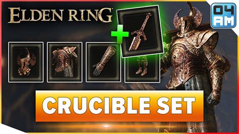 Elden Ring CRUCIBLE AXE ARMOR How To Defeat Crucible Knight Ordovis