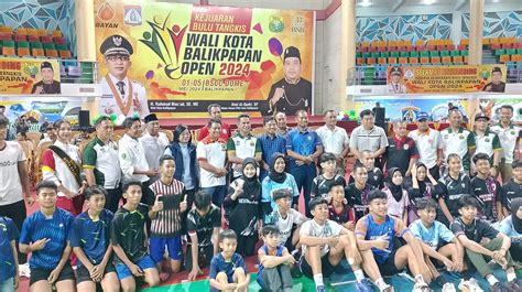 Turnamen Wali Kota Balikpapan Open 2024 Resmi Dibuka Ratusan Atlet