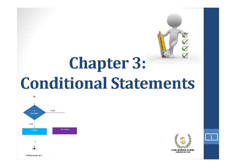 Chapter 3 Lecture Notes Chapter 3 Conditional Statements Chapter