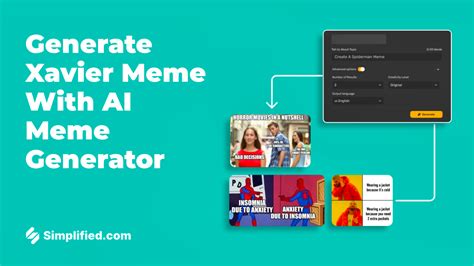 Create Hilarious Xavier Memes in Seconds with AI-Powered Meme Generator