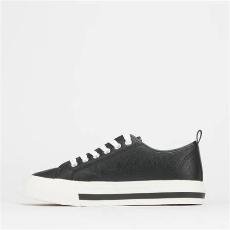 Tomy Ladies Blackwhite Lace Up Sneaker Tomy Takkies South Africa Zando